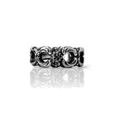 Flora Link - Handcrafted Stainless Steel Floral Spoon Ring RingByJosh