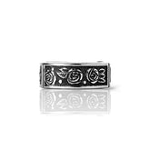 Silver Thorn - Handcrafted Stainless Steel Rose Spoon Ring RingByJosh