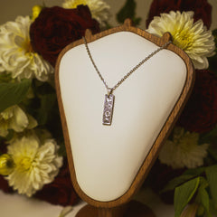 Garden of Eden - Handcrafted Stainless Steel Floral Spoon Pendant RingByJosh