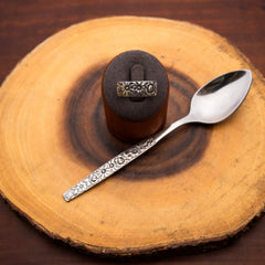 Le Jardin - Handcrafted Stainless Steel Floral Spoon Ring RingByJosh