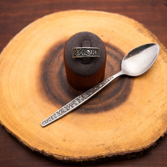 Grandma’s Rose Bush - Handcrafted Stainless Steel Rose Spoon Ring RingByJosh