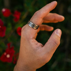 Bloomstream - Handcrafted Stainless Steel Floral Spoon Ring RingByJosh