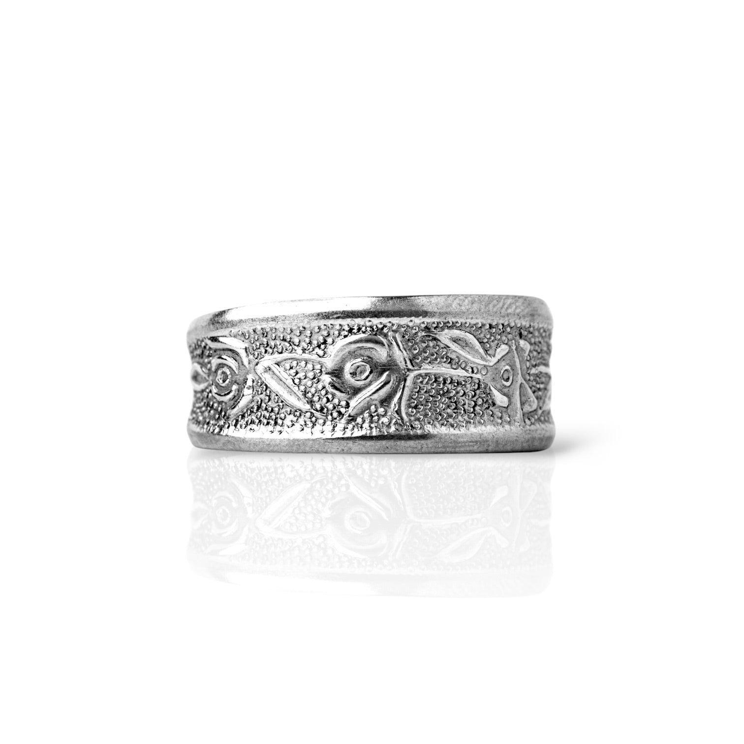Tres Rosas - Handcrafted Stainless Steel Rose Spoon Ring RingByJosh