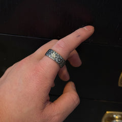 WildFlower - Handcrafted Stainless Steel Floral Spoon Ring RingByJosh
