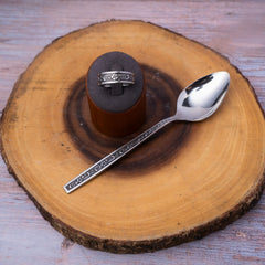 Bloomstream - Handcrafted Stainless Steel Floral Spoon Ring RingByJosh