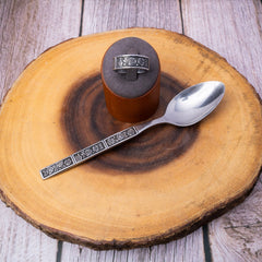 Silver Thorn - Handcrafted Stainless Steel Rose Spoon Ring RingByJosh
