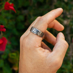 WildFlower - Handcrafted Stainless Steel Floral Spoon Ring RingByJosh