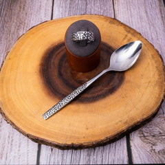 WildFlower - Handcrafted Stainless Steel Floral Spoon Ring RingByJosh